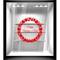 Αυτοκόλλητο βιτρίνας - Αγίος Βαλεντίνος 66